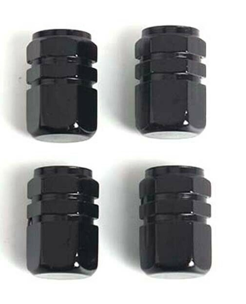 Valve caps 4-pack, Black in the group CAR / Car accessories / Other Car accessories at TP E-commerce Nordic AB (38-80964)