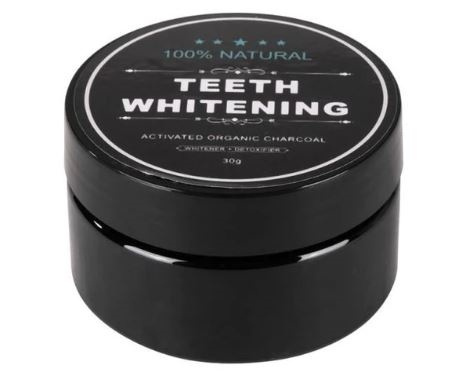 Teeth Whitening, Charcoal Powder, 30g in the group BEAUTY & HEALTH / Oral care / Whitening products at TP E-commerce Nordic AB (38-80994)