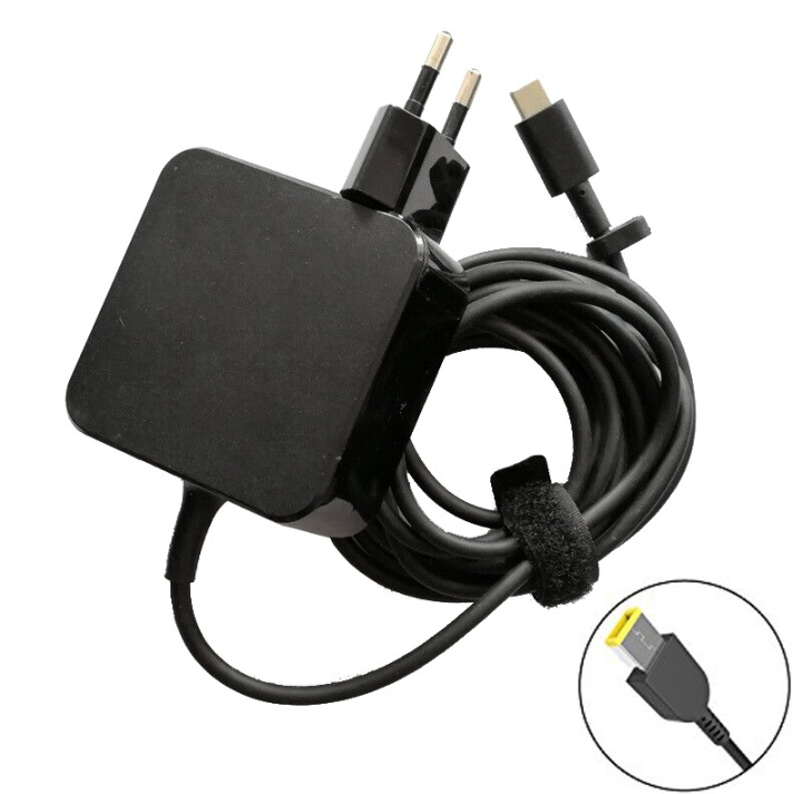 AC adapter till Lenovo USB Yoga 11 Yoga 13 65W in the group COMPUTERS & PERIPHERALS / Laptops & accessories / Computer chargers / Chargers for laptops / IBM/Lenovo at TP E-commerce Nordic AB (38-81041)