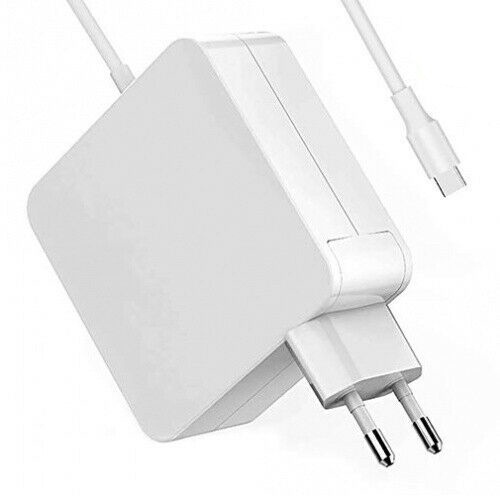 AC adapter till Typ-C PD 65W, Vit in the group COMPUTERS & PERIPHERALS / Laptops & accessories / Computer chargers / Chargers for laptops / Apple at TP E-commerce Nordic AB (38-81047)