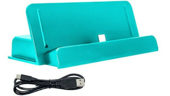 Charging stand for Switch and Switch Lite, Turquoise in the group HOME ELECTRONICS / Game consoles & Accessories / Nintendo Switch / Accessories at TP E-commerce Nordic AB (38-81069)