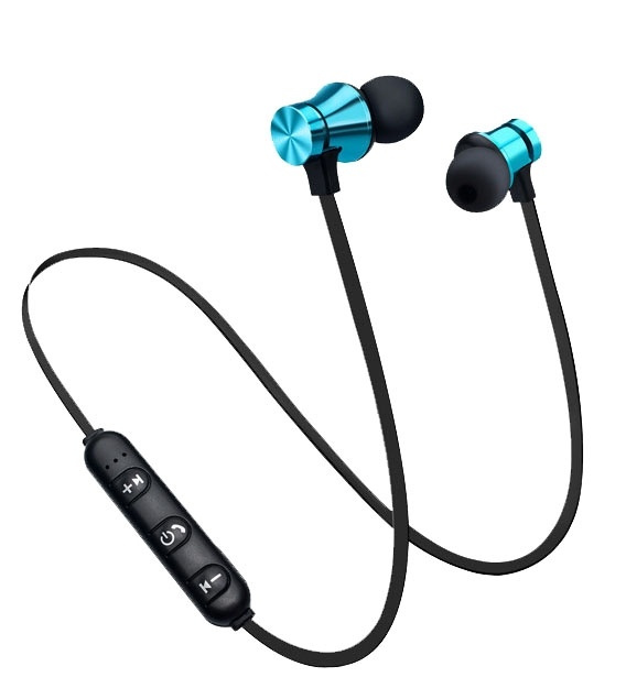 Trådlösa Bluetooth Hörlurar, Vattentålig, Svartblå in the group HOME ELECTRONICS / Audio & Picture / Headphones & Accessories / Headphones at TP E-commerce Nordic AB (38-81107)