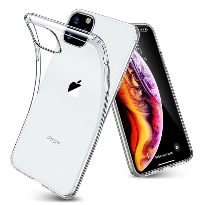 iPhone 11 slim case, Soft TPU Protection, Transparent in the group SMARTPHONE & TABLETS / Phone cases / Apple / iPhone 11 / Cases at TP E-commerce Nordic AB (38-81163)