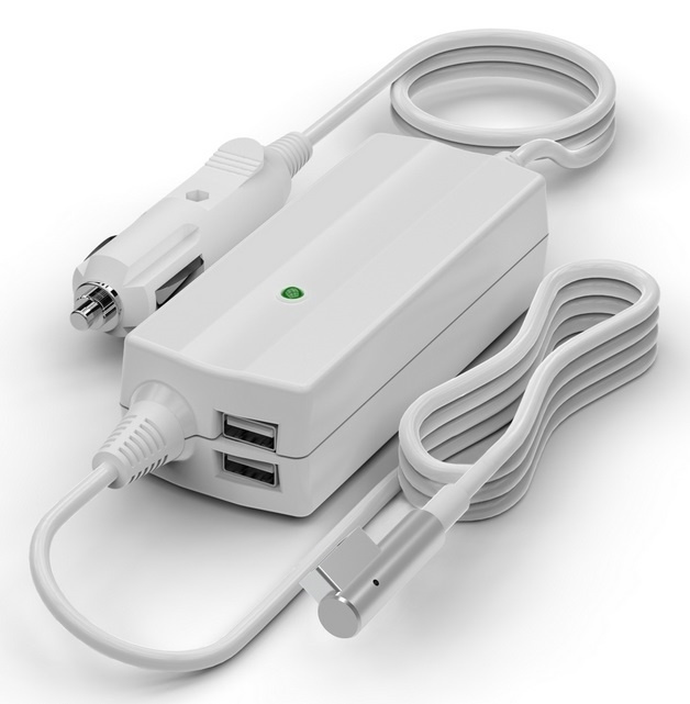 Apple Magsafe 45/60W L-shaped Car Charger with 2 additional USB ports in the group COMPUTERS & PERIPHERALS / Laptops & accessories / Computer chargers / Car chargers at TP E-commerce Nordic AB (38-81202)
