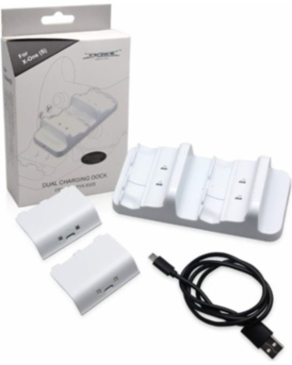 Dubbel Laddstation till Xbox One S in the group HOME ELECTRONICS / Game consoles & Accessories / Xbox One / Accessories at TP E-commerce Nordic AB (38-81237)