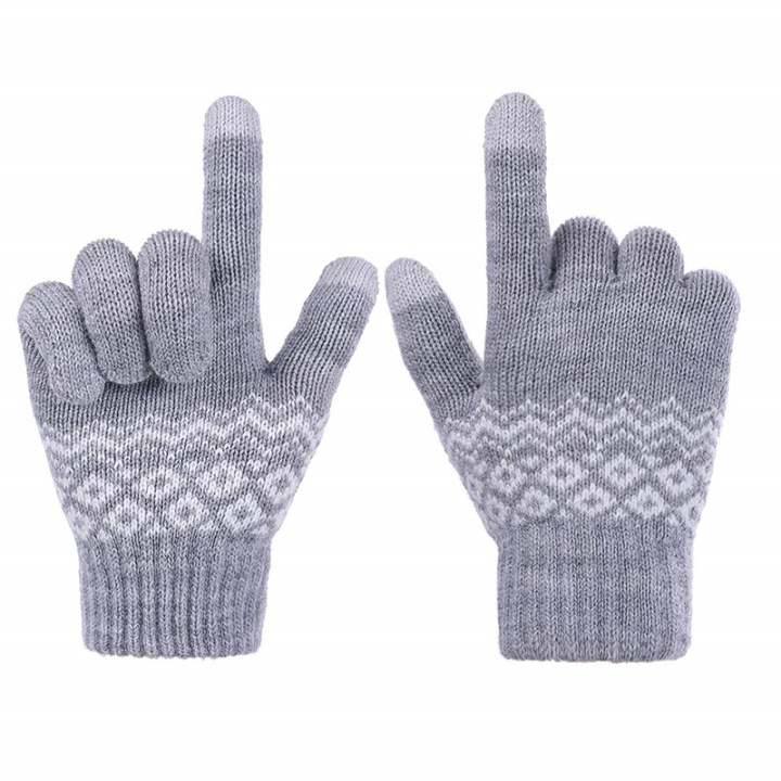 Finger gloves with touch function, Grey/White in the group SMARTPHONE & TABLETS / Other accessories / Gadgets at TP E-commerce Nordic AB (38-81269)