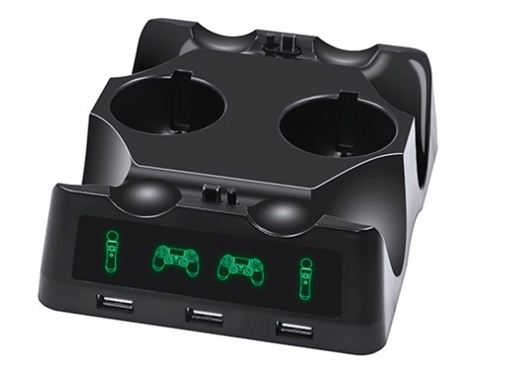 Laddningsstation till PS4 DualShock-kontroller och PS move kontroll in the group HOME ELECTRONICS / Game consoles & Accessories / Sony PlayStation 4 at TP E-commerce Nordic AB (38-81275)