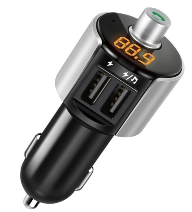 FM transmitter C27A with Bluetooth, USB charging in the group CAR / Car audio & Multimedia / FM-transmitters at TP E-commerce Nordic AB (38-81327)
