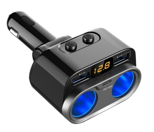 12V Splitter, 2 12V sockets, 3 USB sockets in the group CAR / Car accessories / 12 volts-accessories at TP E-commerce Nordic AB (38-81330)
