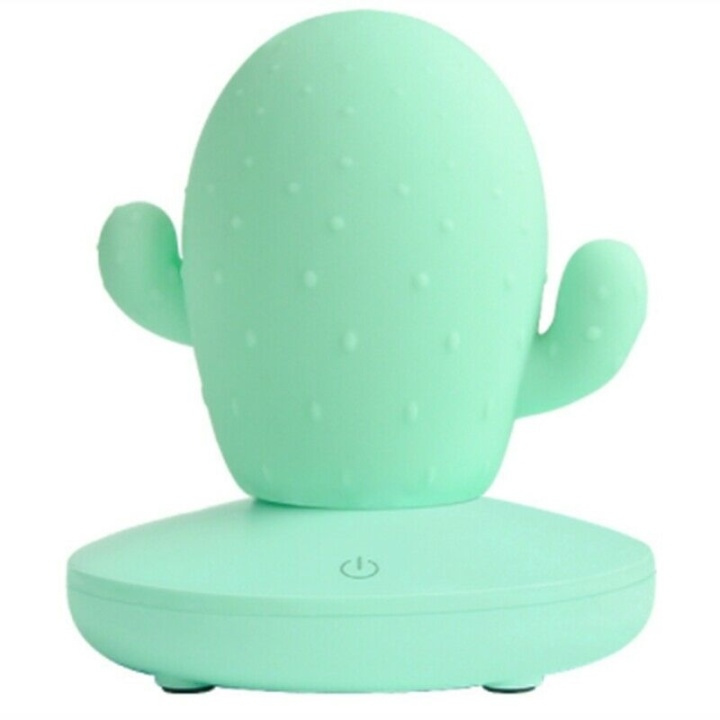 Cactus-shaped night light, Green in the group TOYS, KIDS & BABY PRODUCTS / Children\'s room / Baby lamps / Nightlights at TP E-commerce Nordic AB (38-81379)