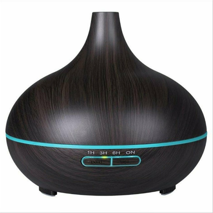Humidifier in wood design - for better air quality, Dark 400 ml in the group HOME, HOUSEHOLD & GARDEN / Fans & Climate products / Humidifiers at TP E-commerce Nordic AB (38-81381)