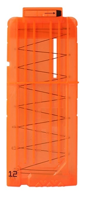 Magazine for Nerf, 12 shots, Orange in the group TOYS, KIDS & BABY PRODUCTS / Toys / Action play at TP E-commerce Nordic AB (38-81392)