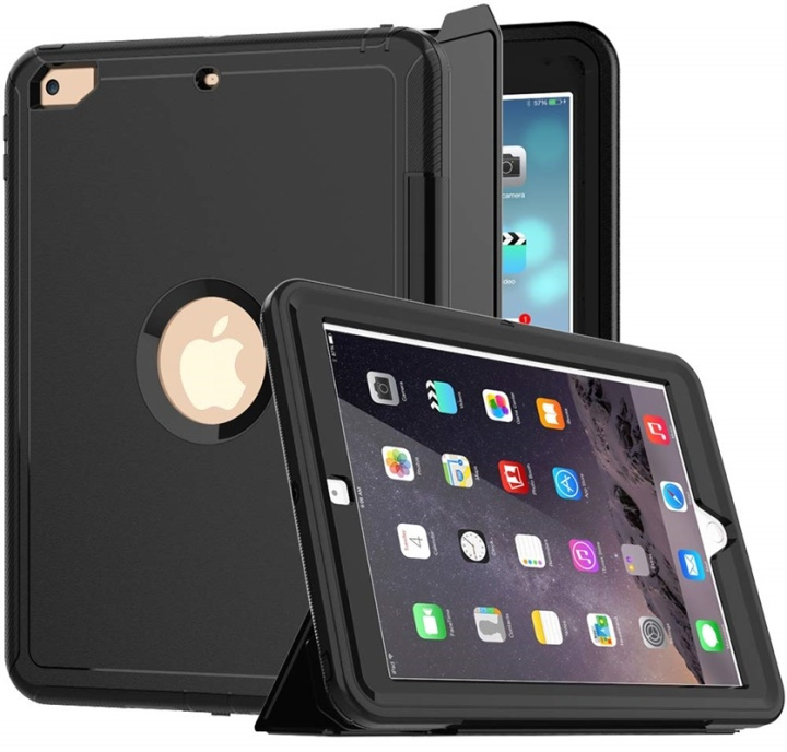 Fulltäckande skal med inbyggt skärmskydd, iPad 10.2 2019 in the group SMARTPHONE & TABLETS / Tablet cases / Apple iPad at TP E-commerce Nordic AB (38-81418)
