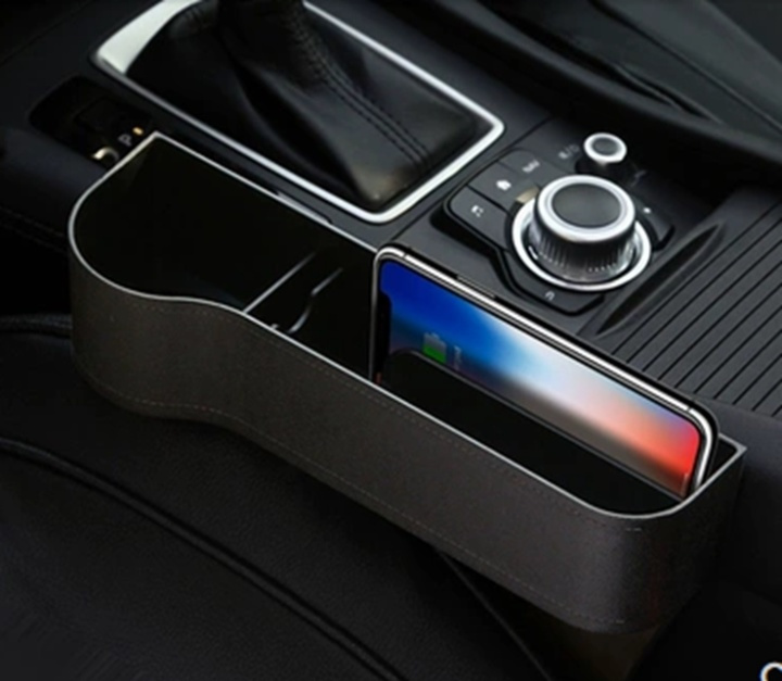 Storage box with Qi charging for car in the group CAR / Car accessories / Other Car accessories at TP E-commerce Nordic AB (38-81438)