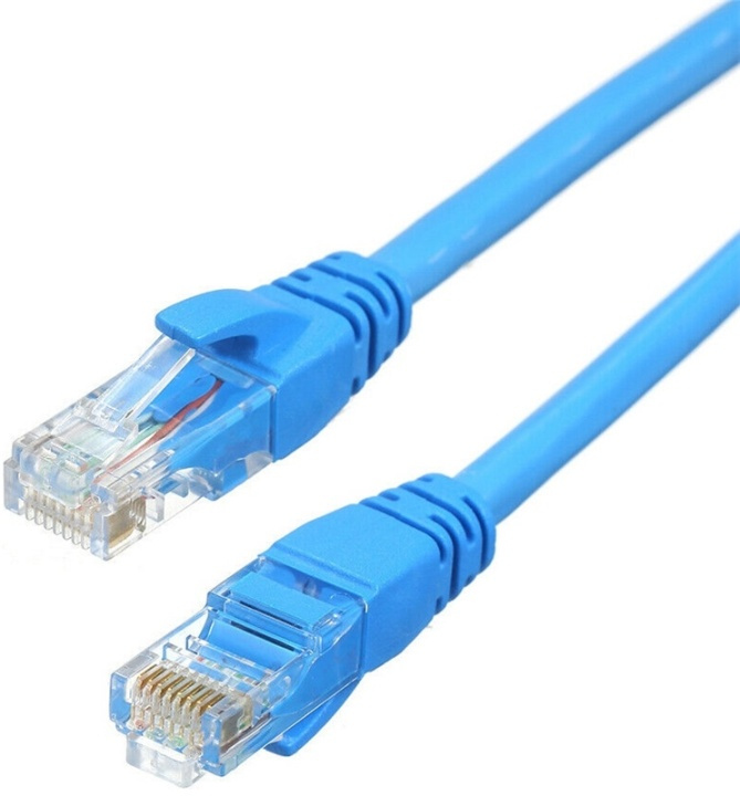 NORDIQZENZ Network Cable RJ45 Cat6 50cm, Blue in the group COMPUTERS & PERIPHERALS / Computer cables / Network cables / Cat6 at TP E-commerce Nordic AB (38-81466)