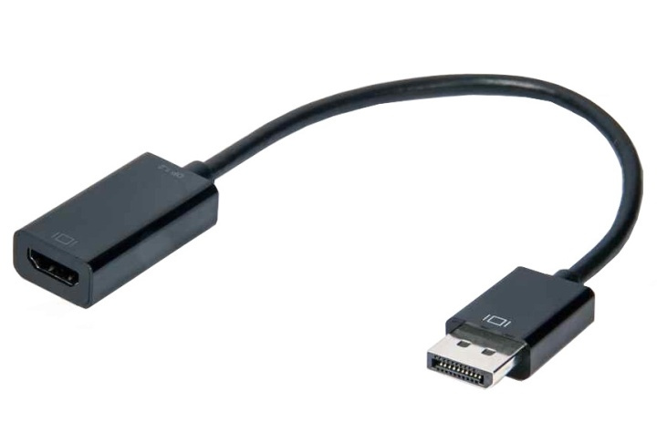 NORDIQZENZ Adapter Displayport (male) to HDMI (female) in the group HOME ELECTRONICS / Cables & Adapters / HDMI / Adapters at TP E-commerce Nordic AB (38-81482)