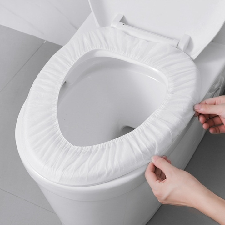 Disposable cover for toilet seat, 50-pack in the group Sport, leisure & Hobby / Fun stuff / Smart home at TP E-commerce Nordic AB (38-81525)