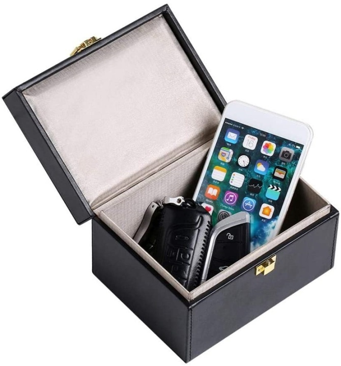 Box with RFID-blocking to protect your car keys, phones, and credit cards. in the group Sport, leisure & Hobby / Accessories / RFID at TP E-commerce Nordic AB (38-81528)