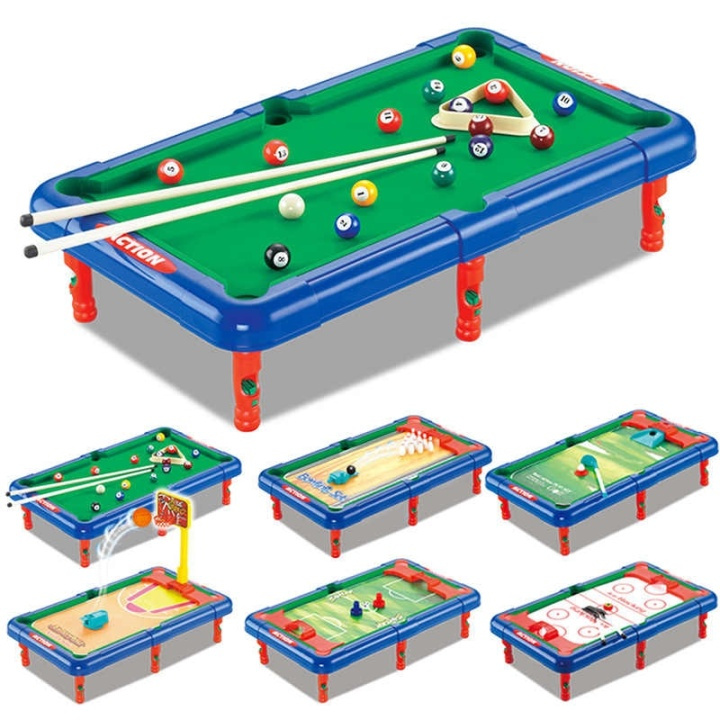 7-in-1 Mini Pool Table, 7 different games to choose from in the group TOYS, KIDS & BABY PRODUCTS / Toys / Board games / Family Games at TP E-commerce Nordic AB (38-81549)