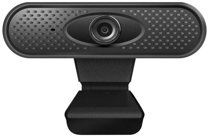 Webcam with built-in microphone, 1920x1080P, Black in the group COMPUTERS & PERIPHERALS / Computer accessories / Web cameras at TP E-commerce Nordic AB (38-81560)