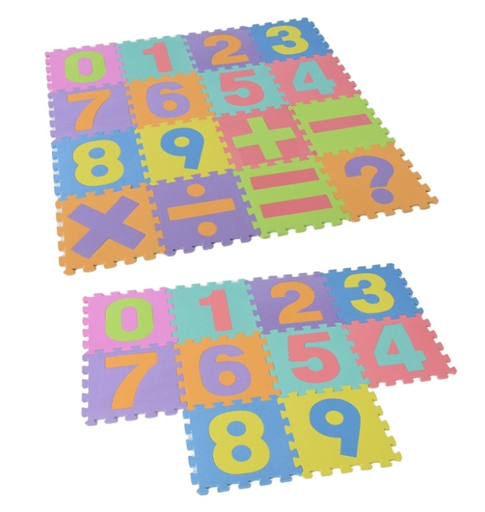 Pusselmatta med siffor och symboler in the group TOYS, KIDS & BABY PRODUCTS / Toys / Kids puzzle at TP E-commerce Nordic AB (38-81592)