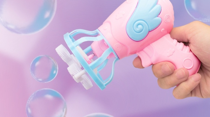 Soap bubble gun with fan, Pink in the group TOYS, KIDS & BABY PRODUCTS / Outdoor toys / Garden toys at TP E-commerce Nordic AB (38-81618)