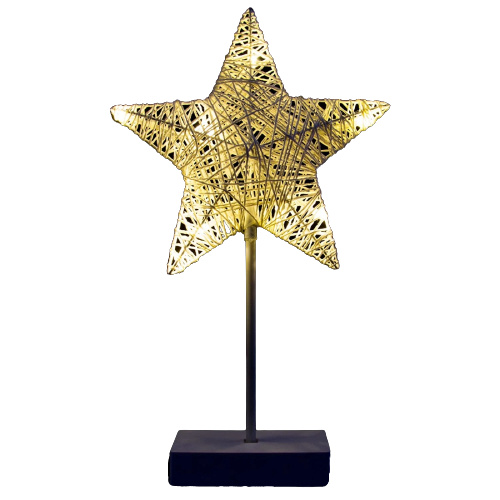 Star on foot with lighting, Christmas decoration, White in the group HOME ELECTRONICS / Lighting / Christmas lights at TP E-commerce Nordic AB (38-81626)