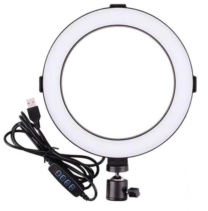 Ring light 20cm - Perfect for videos or make-up in the group HOME ELECTRONICS / Photo & Video / Photo equipment / Ring light at TP E-commerce Nordic AB (38-81639)