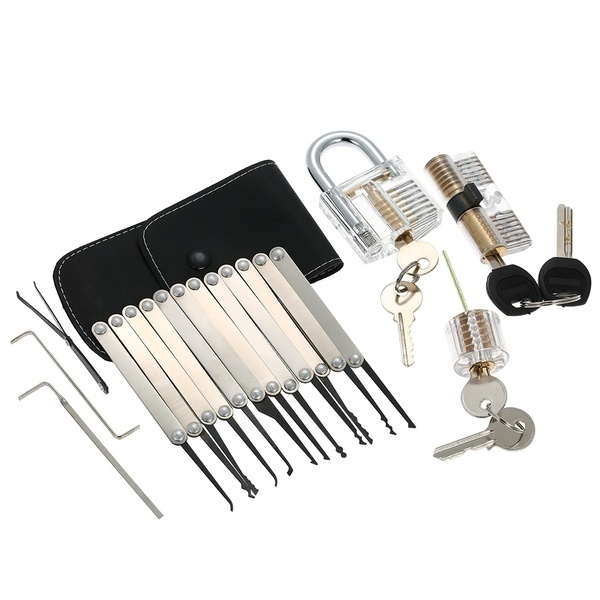 25 delars dyrkset med transparent lås in the group Sport, leisure & Hobby / Fun stuff / Fun stuff at TP E-commerce Nordic AB (38-81663)