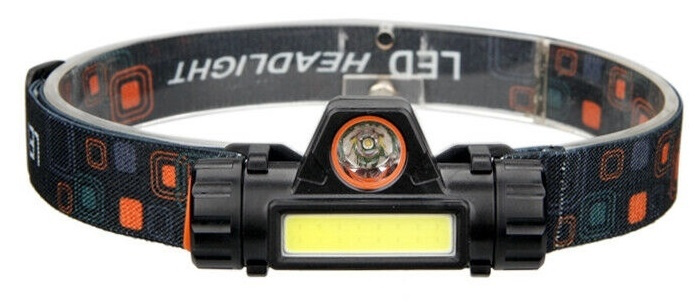 Rechargeable headlamp 1xQ5+1xCOB in the group Sport, leisure & Hobby / Flashlights & Head lamps / Headlamps at TP E-commerce Nordic AB (38-81705)
