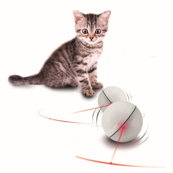 Cat Toy - Battery Powered Ball in the group HOME, HOUSEHOLD & GARDEN / Pet Accessories / Cat at TP E-commerce Nordic AB (38-81750)
