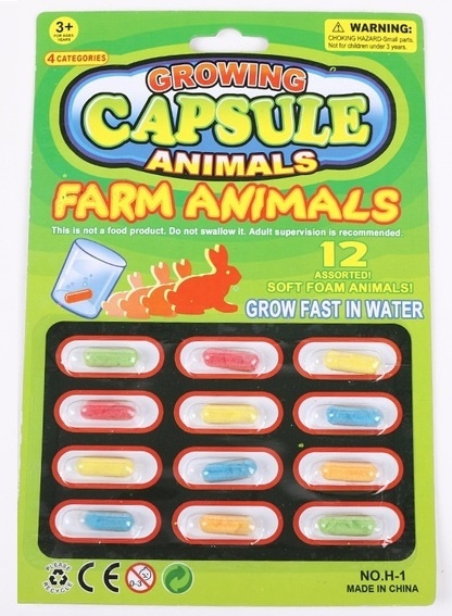 Magic Growing Capsules, 12-pack - Farmhouse in the group TOYS, KIDS & BABY PRODUCTS / Toys / Experiment & DIY at TP E-commerce Nordic AB (38-81775)