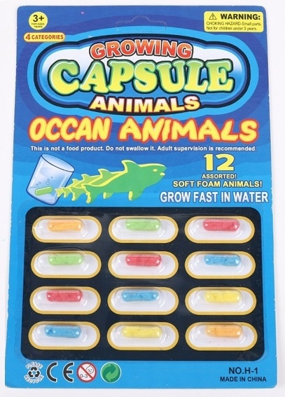 Magic Growing Capsules, 12-Pack - Sea Animals in the group TOYS, KIDS & BABY PRODUCTS / Toys / Toys at TP E-commerce Nordic AB (38-81777)