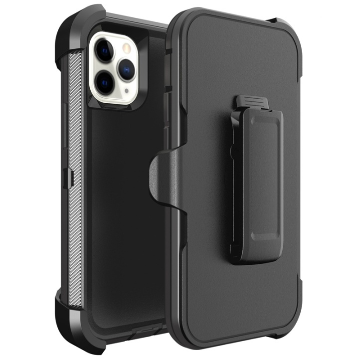 Shockproof case for iPhone 12 mini, Black in the group SMARTPHONE & TABLETS / Phone cases / Apple / iPhone 12 Mini / Cases at TP E-commerce Nordic AB (38-81833)