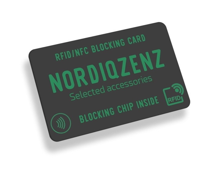 NORDIQZENZ RFID/NFC Blocking card, Protection against skimming! in the group Sport, leisure & Hobby / Fun stuff / Smart home at TP E-commerce Nordic AB (38-81926)