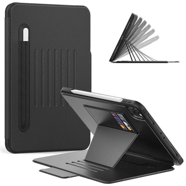 Protective case for iPad Air 4 2020 with pen holder, Black in the group SMARTPHONE & TABLETS / Tablet cases / Apple iPad at TP E-commerce Nordic AB (38-81968)