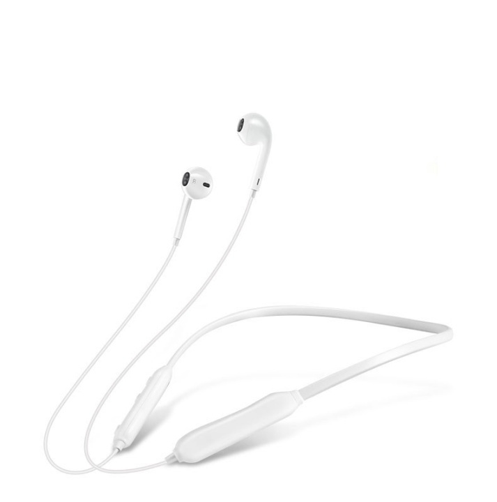 Trådlösa Sporthörlurar, Bluetooth, Vit in the group HOME ELECTRONICS / Audio & Picture / Headphones & Accessories / Headphones at TP E-commerce Nordic AB (38-82091)