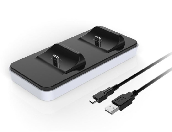 Translation: Dobe Dual Charging Station for 2 PS5 DualSense Controllers in the group HOME ELECTRONICS / Game consoles & Accessories / Sony PlayStation 5 / Accessories at TP E-commerce Nordic AB (38-82094)