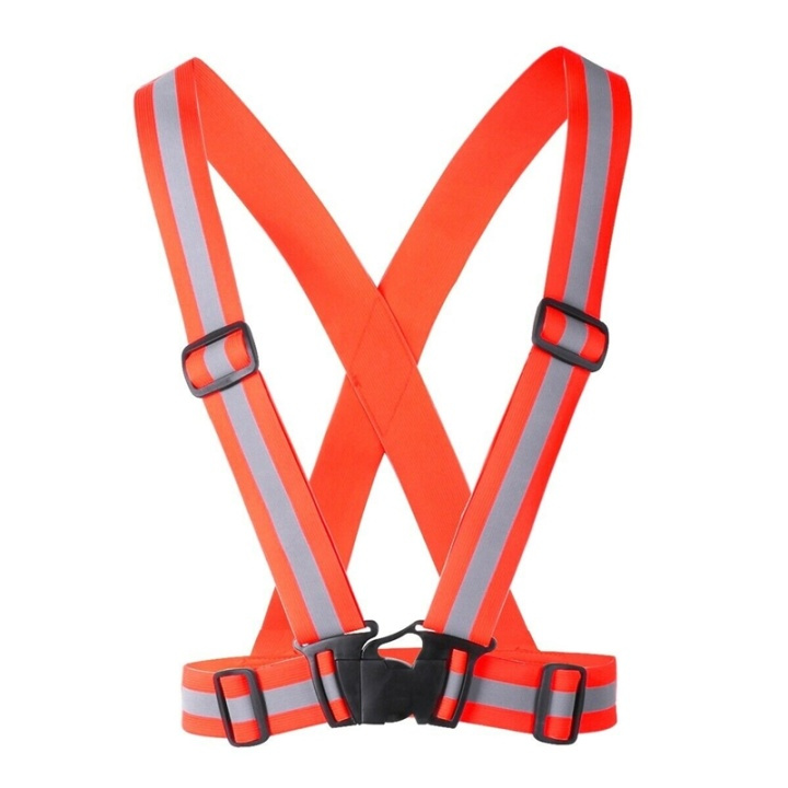Reflective harness/Reflective vest, Orange in the group Sport, leisure & Hobby / Outdoor recreation / Reflectives at TP E-commerce Nordic AB (38-82124)