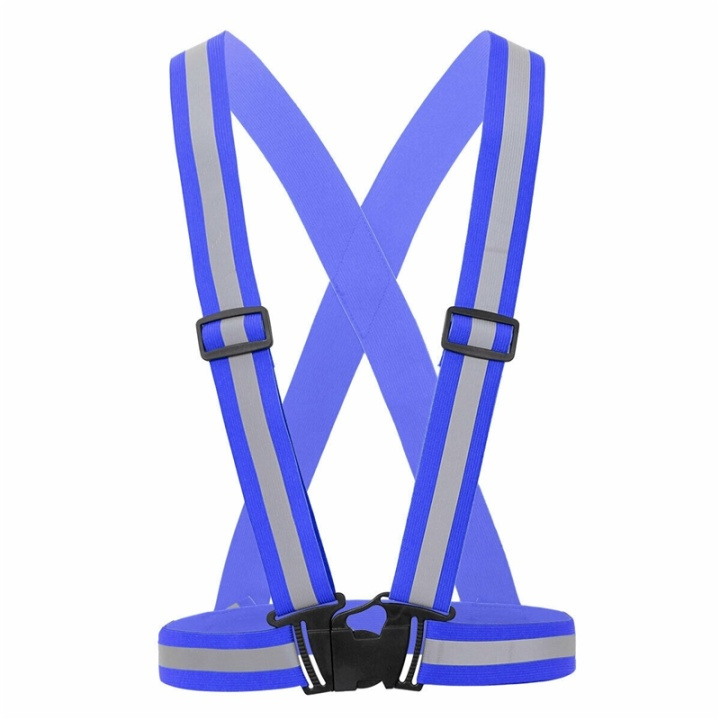 Reflective harness/Reflective vest, Blue in the group Sport, leisure & Hobby / Outdoor recreation / Reflectives at TP E-commerce Nordic AB (38-82126)