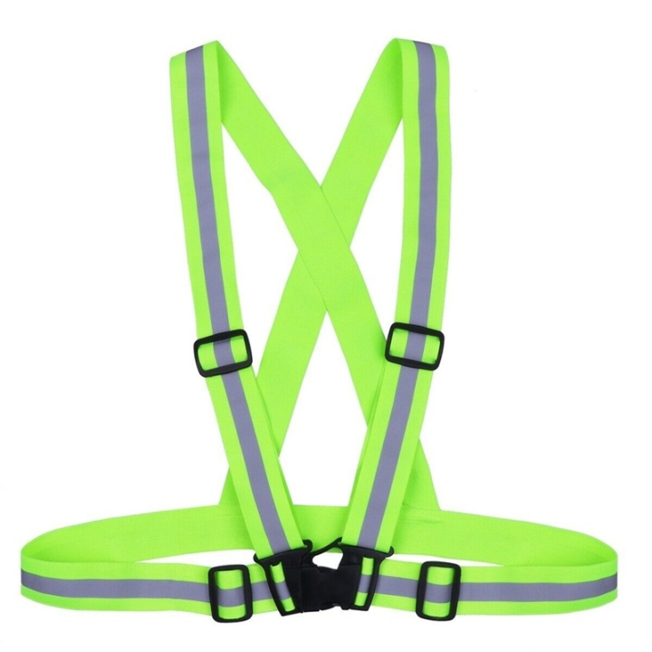 Reflective harness/Reflective vest, Yellow in the group Sport, leisure & Hobby / Outdoor recreation / Reflectives at TP E-commerce Nordic AB (38-82128)