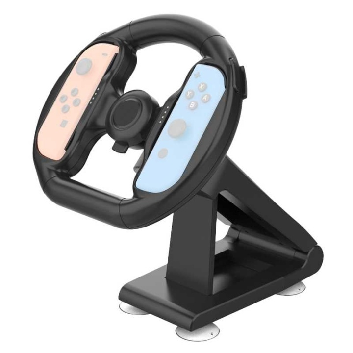 Steering wheel for Nintendo Joy-Cons in the group HOME ELECTRONICS / Game consoles & Accessories / Nintendo Switch / Accessories at TP E-commerce Nordic AB (38-82161)