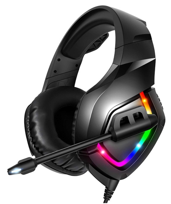 Gaming headset with RGB lighting, Black. in the group COMPUTERS & PERIPHERALS / GAMING / Headset at TP E-commerce Nordic AB (38-82195)
