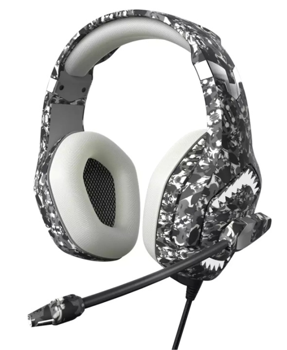 Gaming headset for PC, Gray camouflage in the group HOME ELECTRONICS / Game consoles & Accessories / Xbox One at TP E-commerce Nordic AB (38-82196)