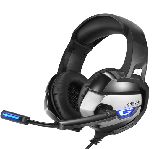 Gaming headset with backlighting, Black/gray in the group COMPUTERS & PERIPHERALS / GAMING / Headset at TP E-commerce Nordic AB (38-82198)