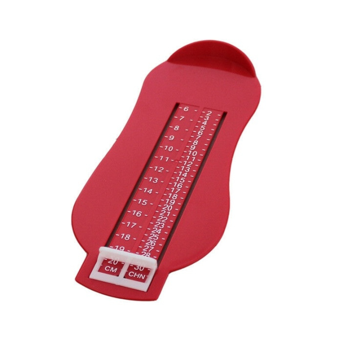 Foot meter for children, Red in the group Sport, leisure & Hobby / Fun stuff / Smart home at TP E-commerce Nordic AB (38-82232)