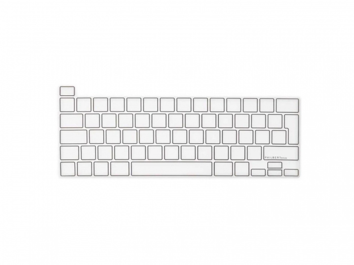 Silicone cover for keyboard, MacBook Pro 13.3, Transparent in the group COMPUTERS & PERIPHERALS / Laptops & accessories / Case for MacBook at TP E-commerce Nordic AB (38-82252)