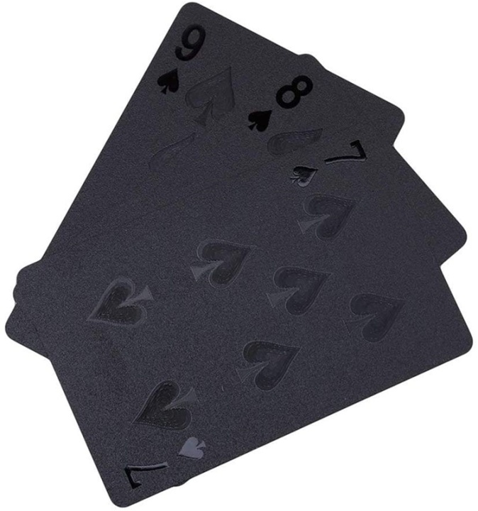 Poker Spelkort, Kortlek, Svart in the group TOYS, KIDS & BABY PRODUCTS / Games / Board games at TP E-commerce Nordic AB (38-82277)