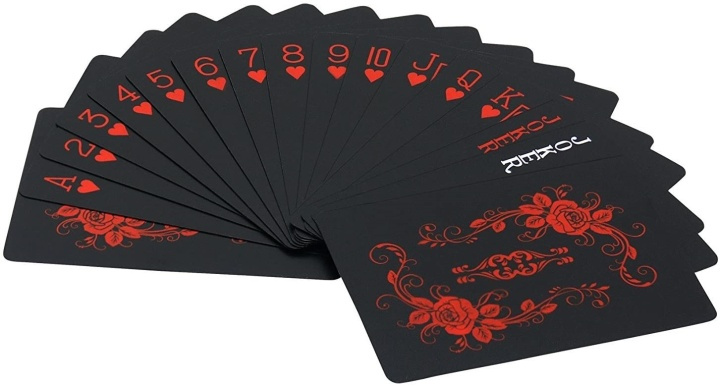 Deck of cards - Poker size, Black-Red in the group TOYS, KIDS & BABY PRODUCTS / Toys / Board games / Family Games at TP E-commerce Nordic AB (38-82278)