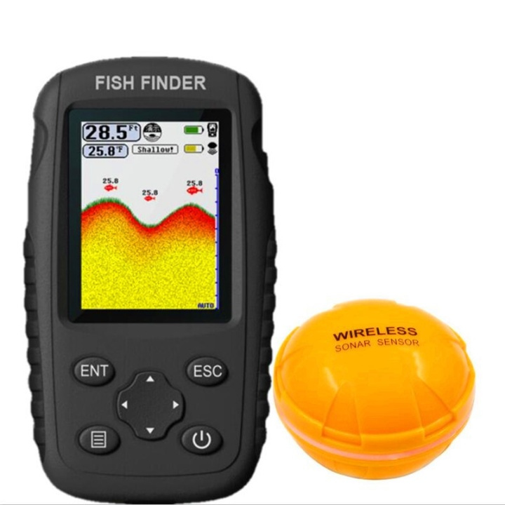 Fishfinder, Trådlöst Ekolod in the group Sport, leisure & Hobby / Outdoor recreation / Fishing equipment at TP E-commerce Nordic AB (38-82295)